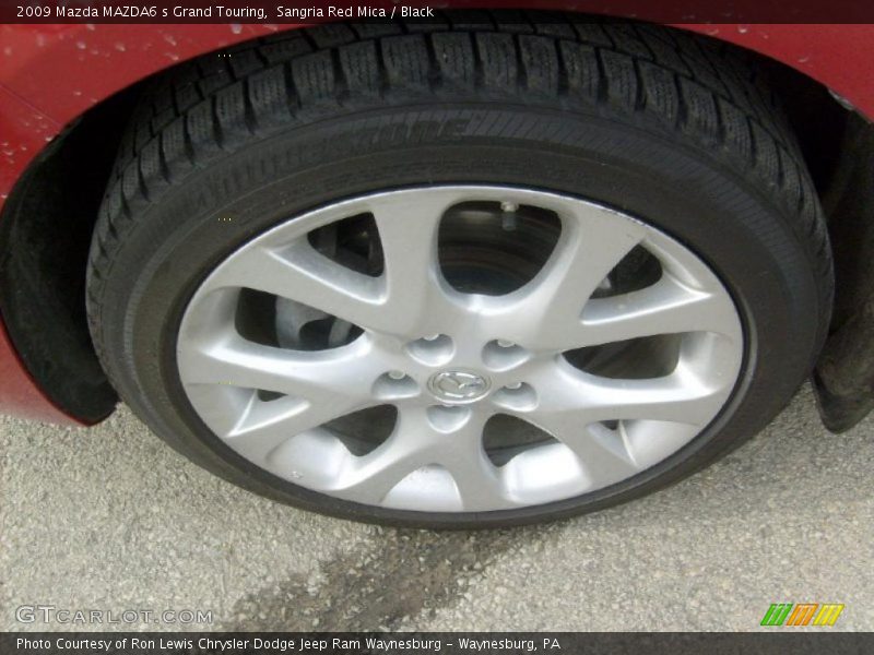 Sangria Red Mica / Black 2009 Mazda MAZDA6 s Grand Touring