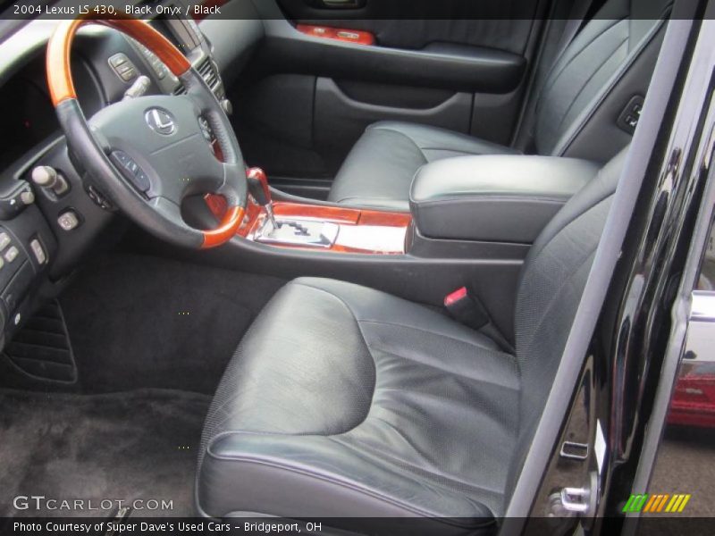 Black Onyx / Black 2004 Lexus LS 430