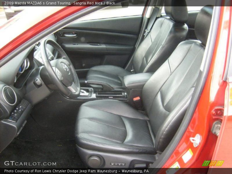 Sangria Red Mica / Black 2009 Mazda MAZDA6 s Grand Touring