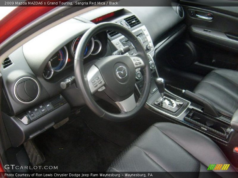 Sangria Red Mica / Black 2009 Mazda MAZDA6 s Grand Touring