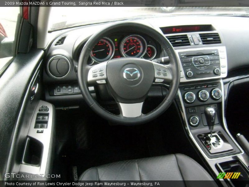 Sangria Red Mica / Black 2009 Mazda MAZDA6 s Grand Touring
