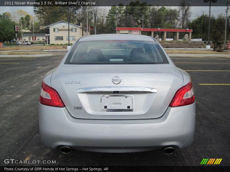 Brilliant Silver / Charcoal 2011 Nissan Maxima 3.5 SV