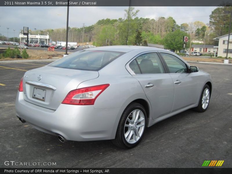 Brilliant Silver / Charcoal 2011 Nissan Maxima 3.5 SV