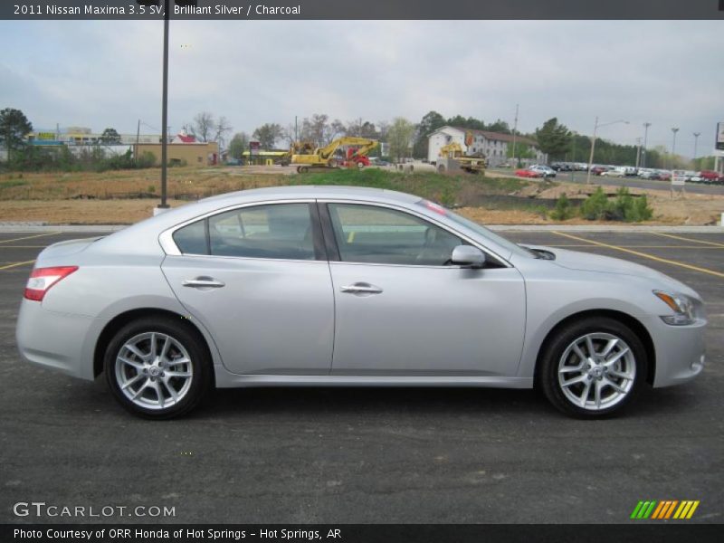 Brilliant Silver / Charcoal 2011 Nissan Maxima 3.5 SV