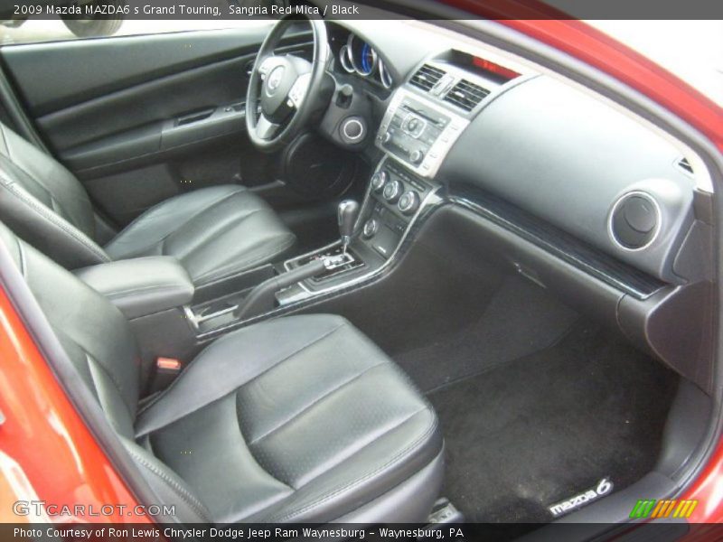 Sangria Red Mica / Black 2009 Mazda MAZDA6 s Grand Touring