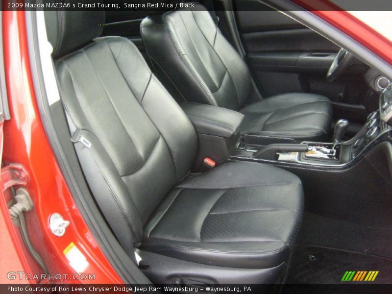 Sangria Red Mica / Black 2009 Mazda MAZDA6 s Grand Touring