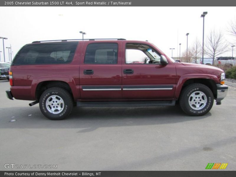 Sport Red Metallic / Tan/Neutral 2005 Chevrolet Suburban 1500 LT 4x4