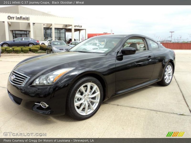 Black Obsidian / Wheat 2011 Infiniti G 37 Journey Coupe
