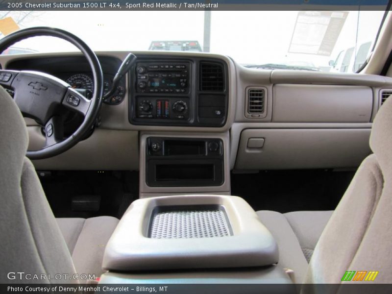 Sport Red Metallic / Tan/Neutral 2005 Chevrolet Suburban 1500 LT 4x4