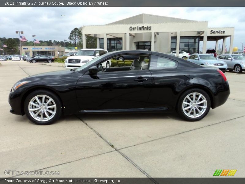 Black Obsidian / Wheat 2011 Infiniti G 37 Journey Coupe