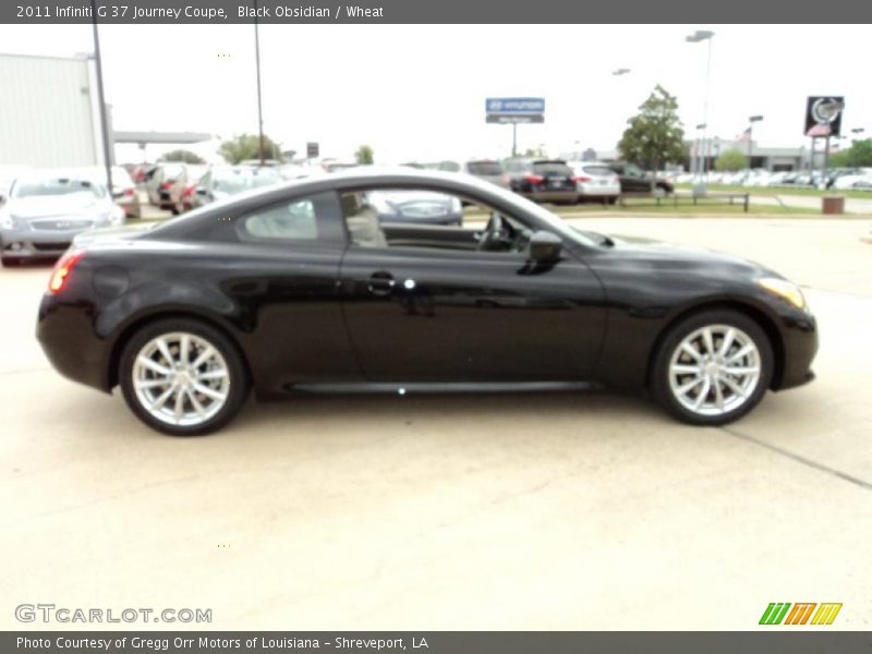 Black Obsidian / Wheat 2011 Infiniti G 37 Journey Coupe