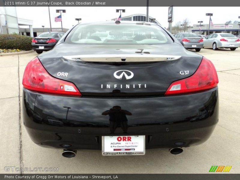 Black Obsidian / Wheat 2011 Infiniti G 37 Journey Coupe