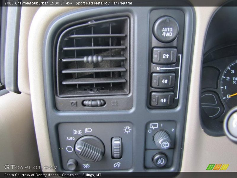 Sport Red Metallic / Tan/Neutral 2005 Chevrolet Suburban 1500 LT 4x4