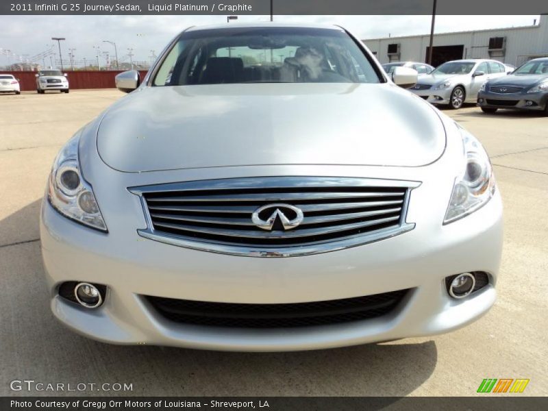 Liquid Platinum / Graphite 2011 Infiniti G 25 Journey Sedan