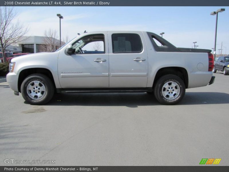 Silver Birch Metallic / Ebony 2008 Chevrolet Avalanche LT 4x4