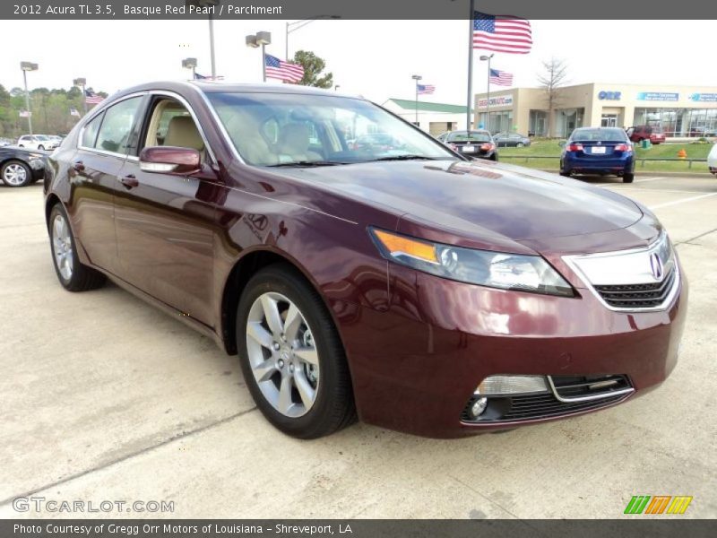 Front 3/4 View of 2012 TL 3.5