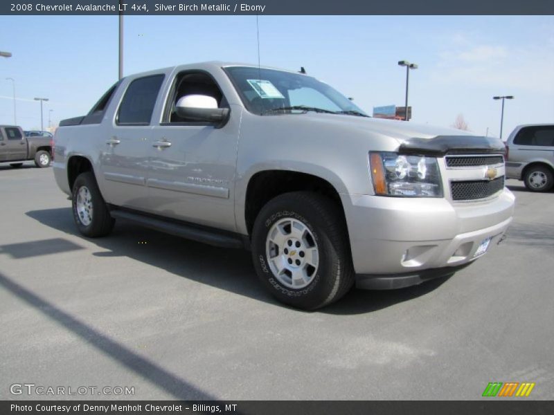 Silver Birch Metallic / Ebony 2008 Chevrolet Avalanche LT 4x4