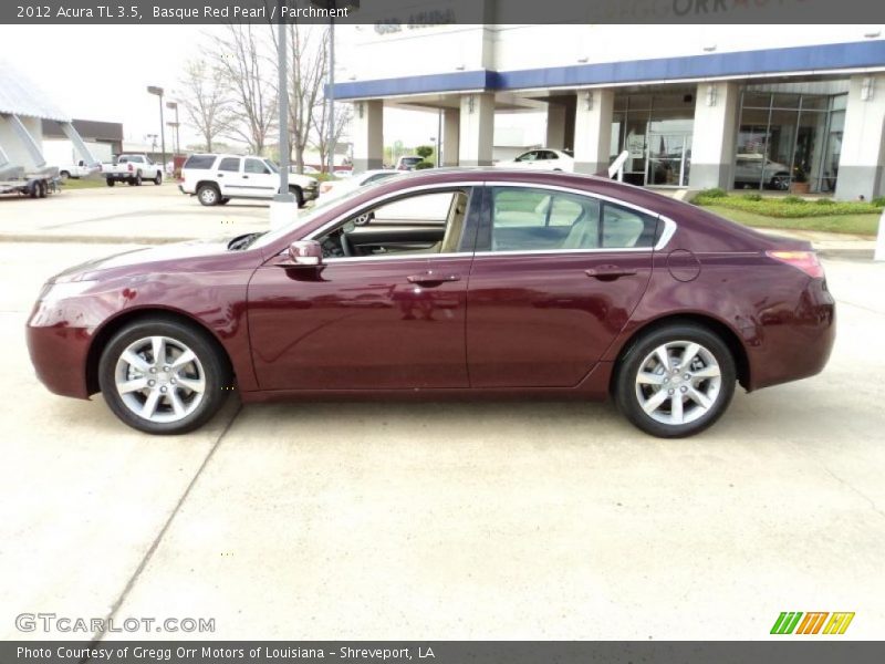 Basque Red Pearl / Parchment 2012 Acura TL 3.5