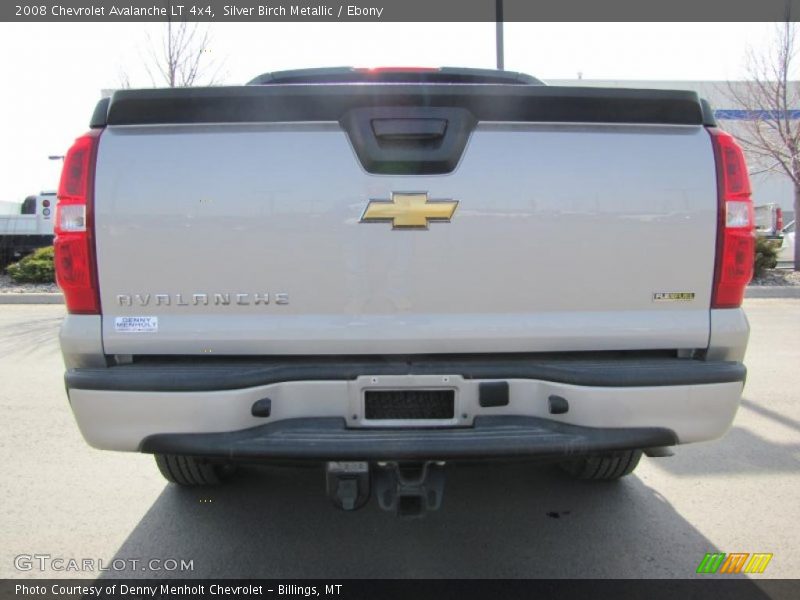 Silver Birch Metallic / Ebony 2008 Chevrolet Avalanche LT 4x4