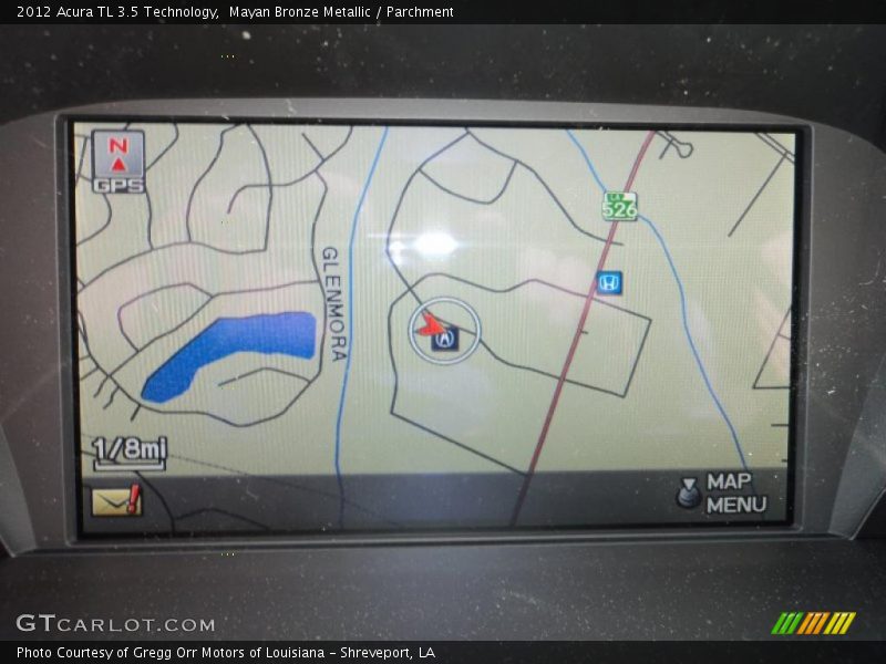 Navigation of 2012 TL 3.5 Technology