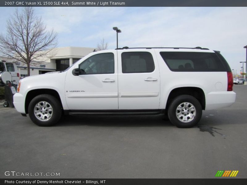 Summit White / Light Titanium 2007 GMC Yukon XL 1500 SLE 4x4