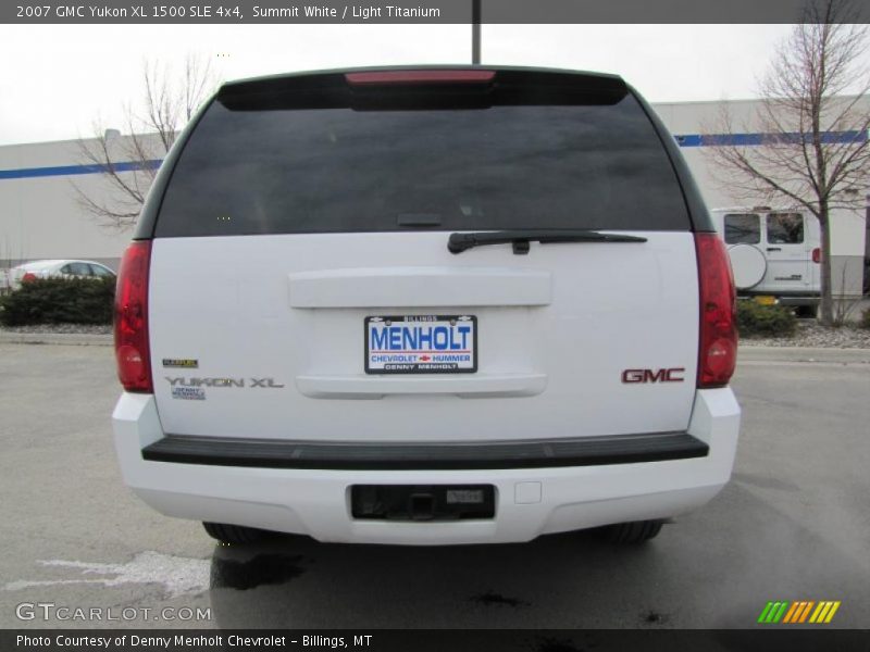 Summit White / Light Titanium 2007 GMC Yukon XL 1500 SLE 4x4