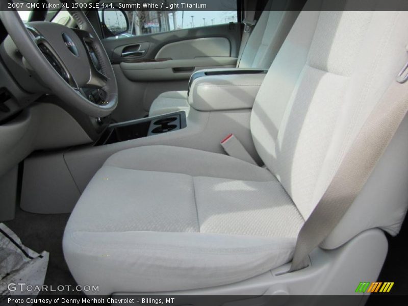 Summit White / Light Titanium 2007 GMC Yukon XL 1500 SLE 4x4