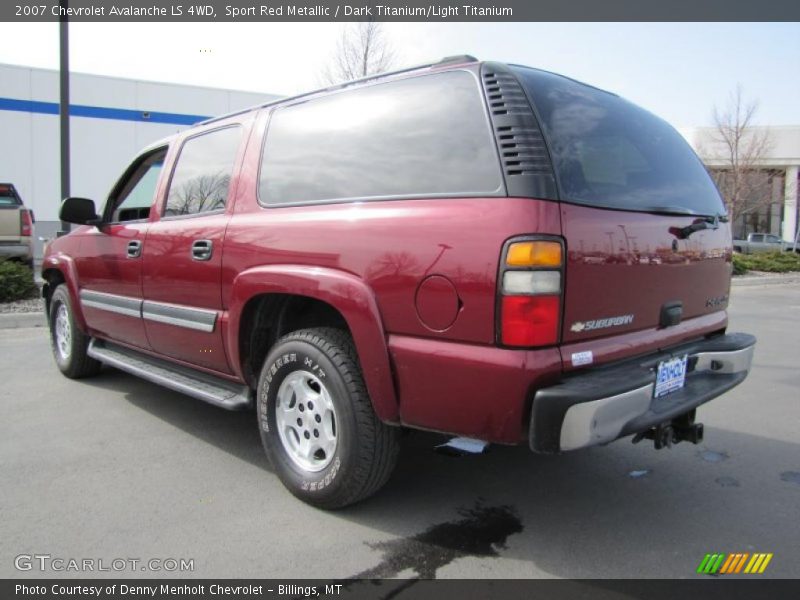 Sport Red Metallic / Dark Titanium/Light Titanium 2007 Chevrolet Avalanche LS 4WD