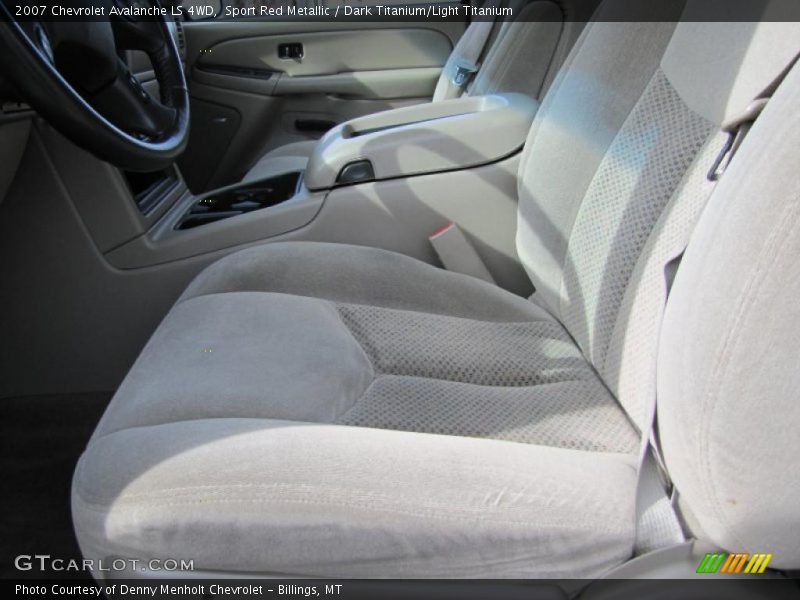 Sport Red Metallic / Dark Titanium/Light Titanium 2007 Chevrolet Avalanche LS 4WD