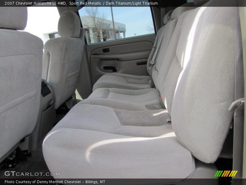 Sport Red Metallic / Dark Titanium/Light Titanium 2007 Chevrolet Avalanche LS 4WD