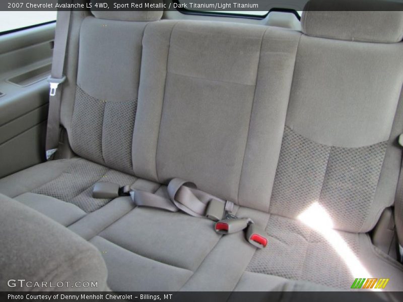 Sport Red Metallic / Dark Titanium/Light Titanium 2007 Chevrolet Avalanche LS 4WD