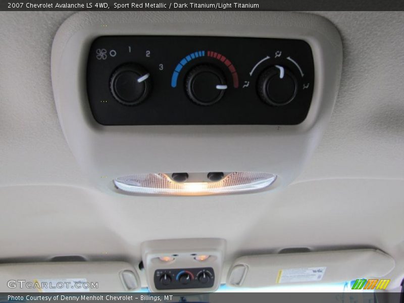 Sport Red Metallic / Dark Titanium/Light Titanium 2007 Chevrolet Avalanche LS 4WD