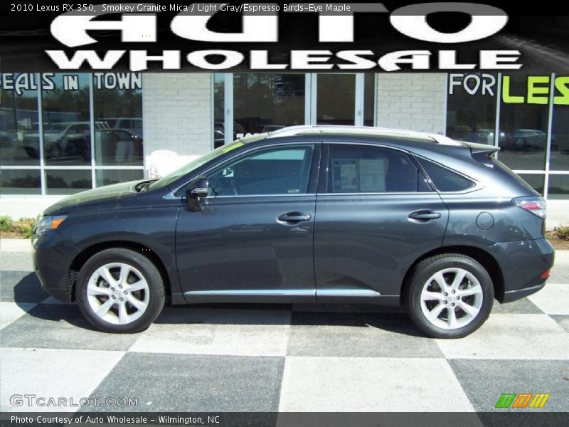 Smokey Granite Mica / Light Gray/Espresso Birds-Eye Maple 2010 Lexus RX 350