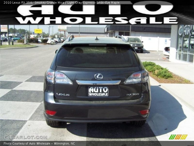 Smokey Granite Mica / Light Gray/Espresso Birds-Eye Maple 2010 Lexus RX 350