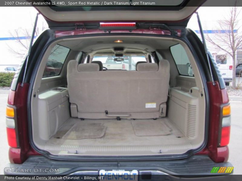 Sport Red Metallic / Dark Titanium/Light Titanium 2007 Chevrolet Avalanche LS 4WD