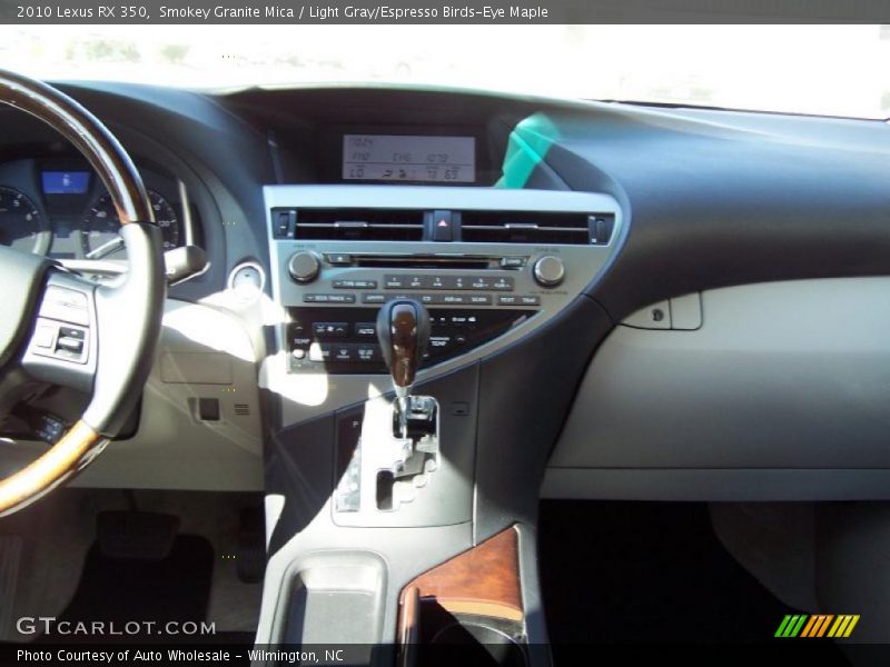 Smokey Granite Mica / Light Gray/Espresso Birds-Eye Maple 2010 Lexus RX 350