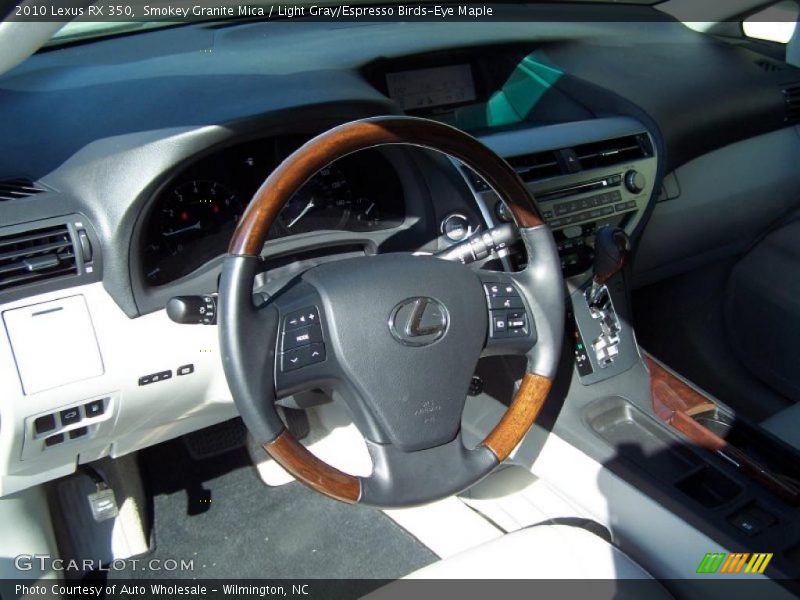 Smokey Granite Mica / Light Gray/Espresso Birds-Eye Maple 2010 Lexus RX 350