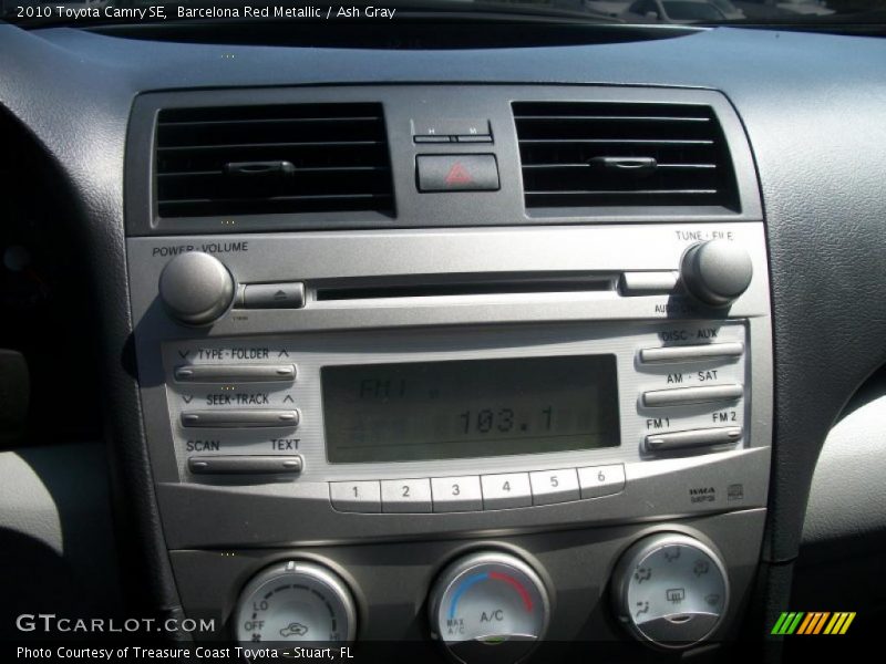 Barcelona Red Metallic / Ash Gray 2010 Toyota Camry SE