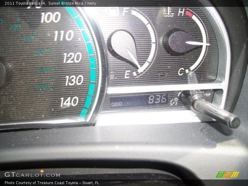 Sunset Bronze Mica / Ivory 2011 Toyota Venza I4