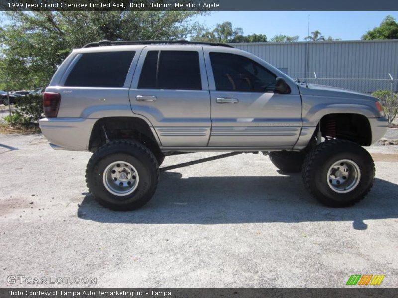 Bright Platinum Metallic / Agate 1999 Jeep Grand Cherokee Limited 4x4