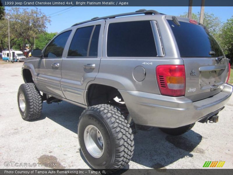 Bright Platinum Metallic / Agate 1999 Jeep Grand Cherokee Limited 4x4