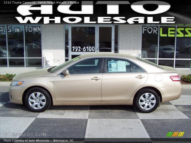 Sandy Beach Metallic / Bisque 2010 Toyota Camry LE