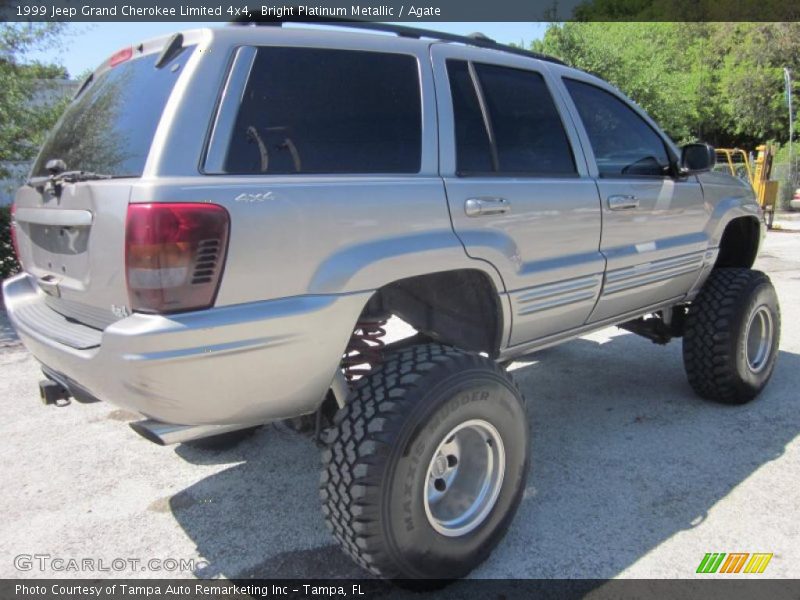 Bright Platinum Metallic / Agate 1999 Jeep Grand Cherokee Limited 4x4