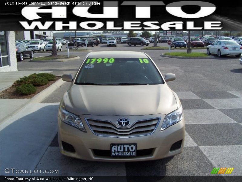 Sandy Beach Metallic / Bisque 2010 Toyota Camry LE