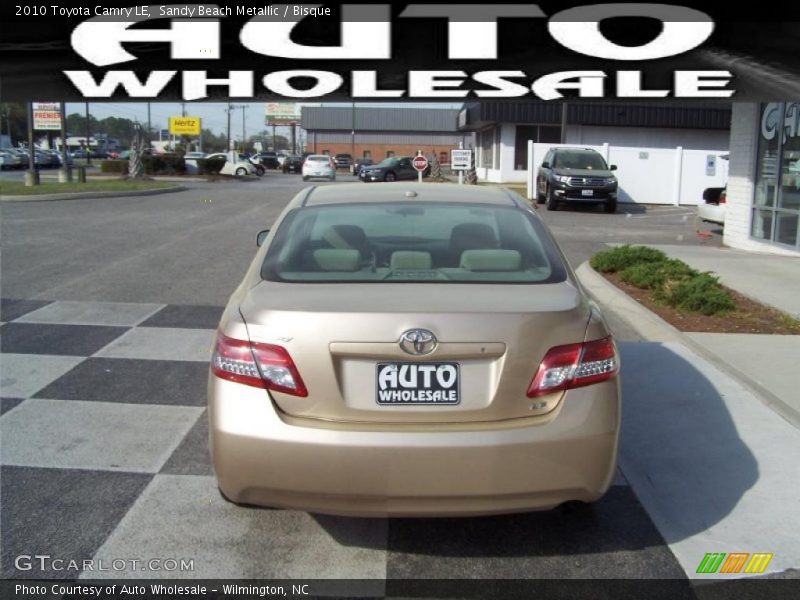 Sandy Beach Metallic / Bisque 2010 Toyota Camry LE