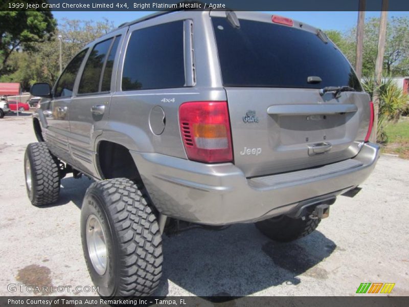 Bright Platinum Metallic / Agate 1999 Jeep Grand Cherokee Limited 4x4