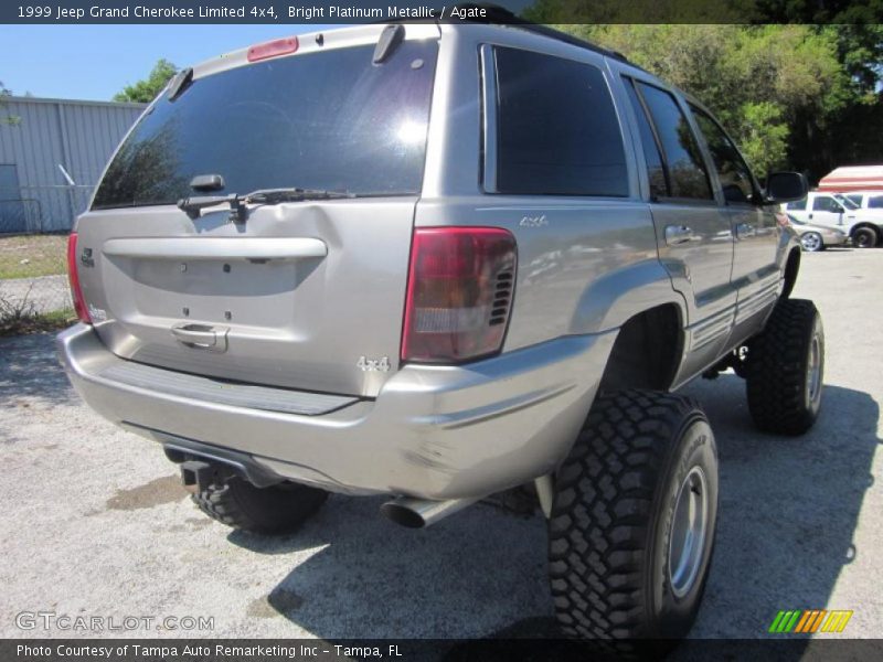 Bright Platinum Metallic / Agate 1999 Jeep Grand Cherokee Limited 4x4