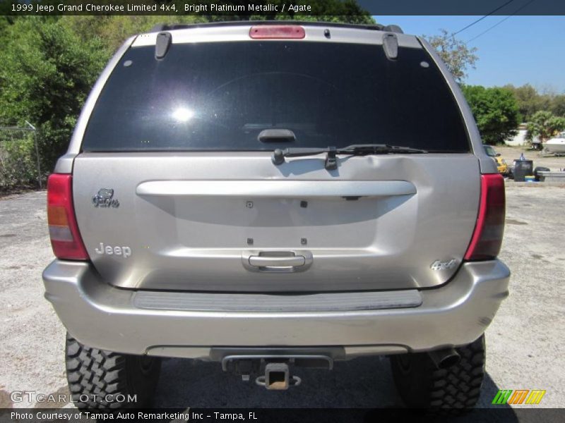 Bright Platinum Metallic / Agate 1999 Jeep Grand Cherokee Limited 4x4