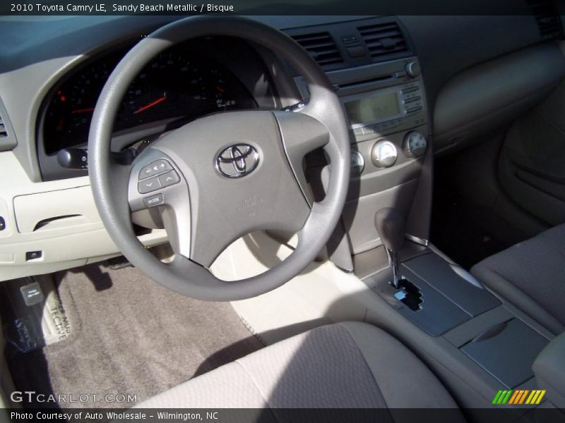 Sandy Beach Metallic / Bisque 2010 Toyota Camry LE