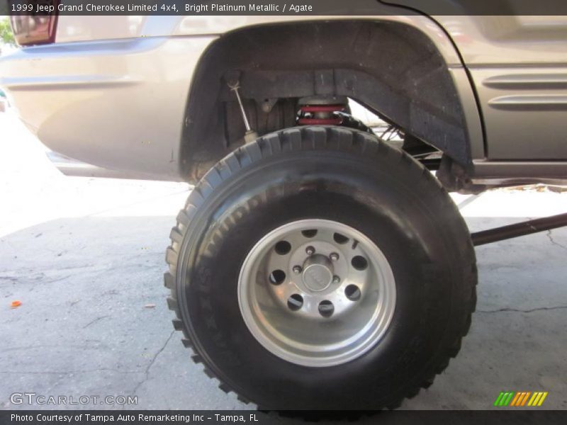 Bright Platinum Metallic / Agate 1999 Jeep Grand Cherokee Limited 4x4